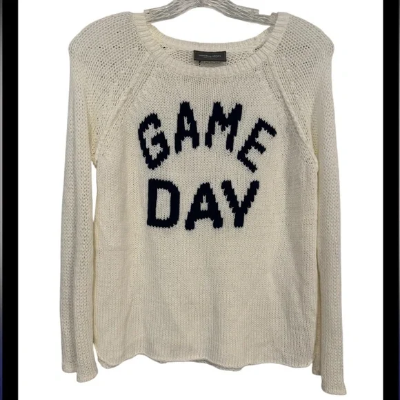 Wooden ships Game Day oversized sweater - Picture 1 of 3